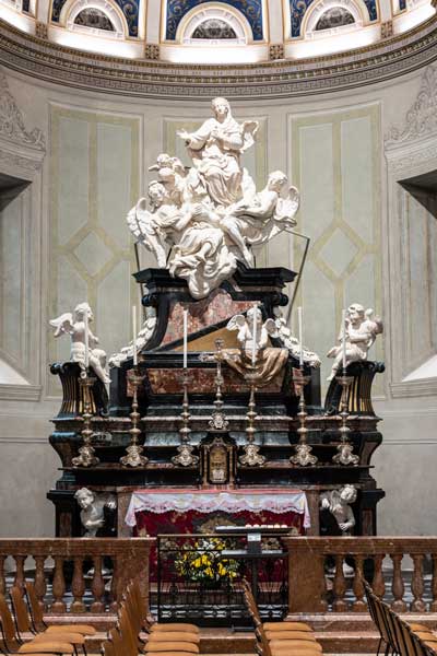 scultura dell’Assunta di Giuseppe Rosnati