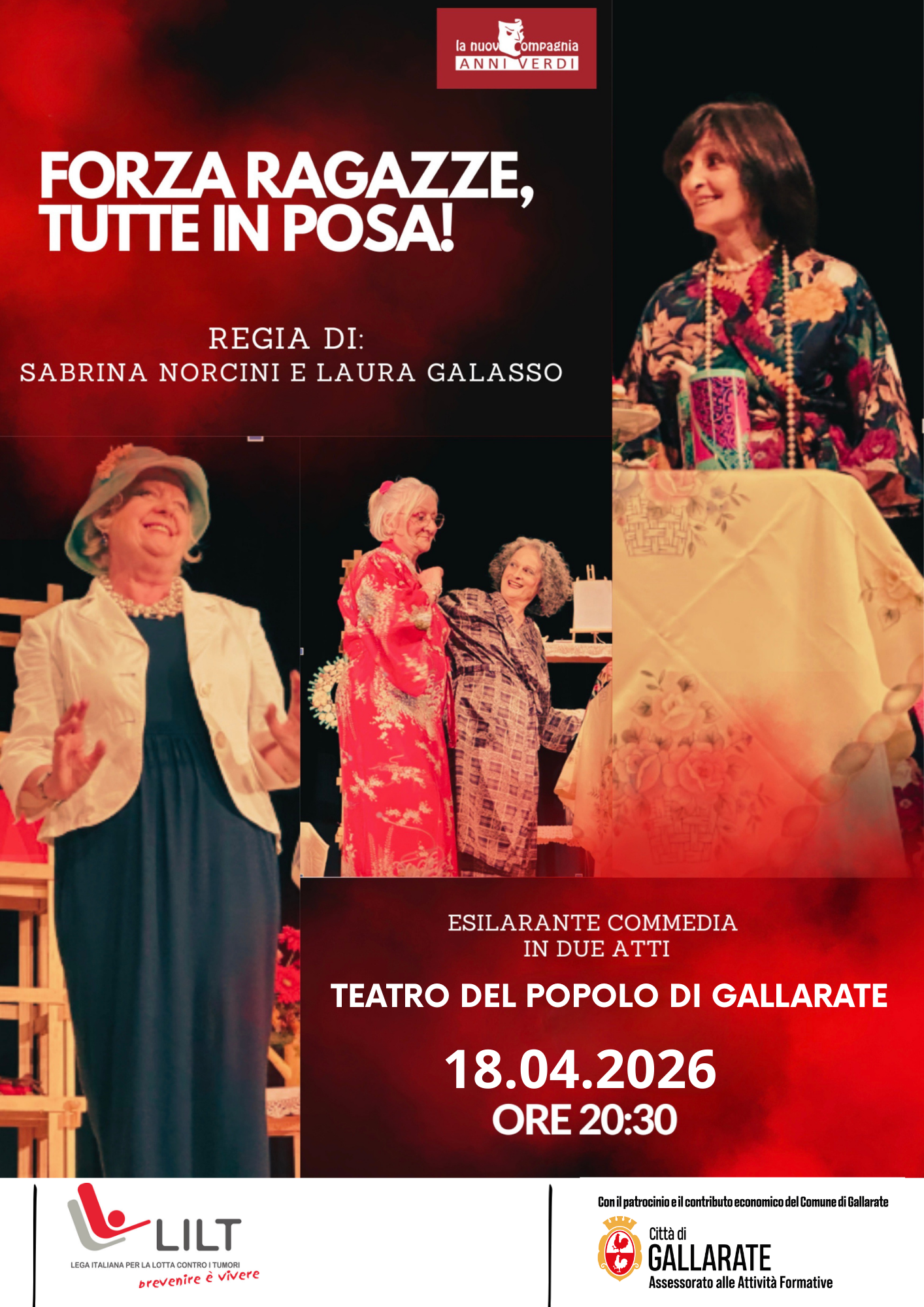 FORZA RAGAZZE TUTTE IN POSA-LILT