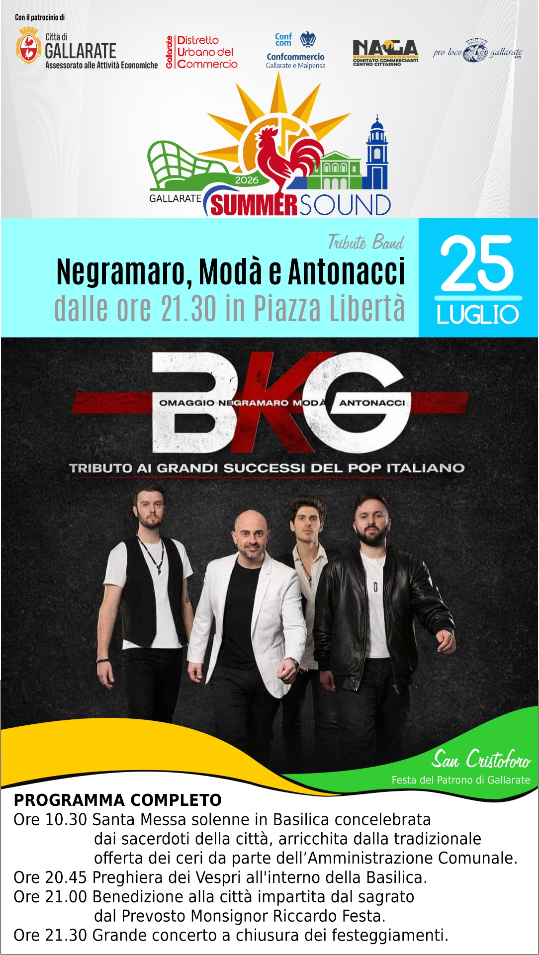 09 - 25 LUGLIO 2026