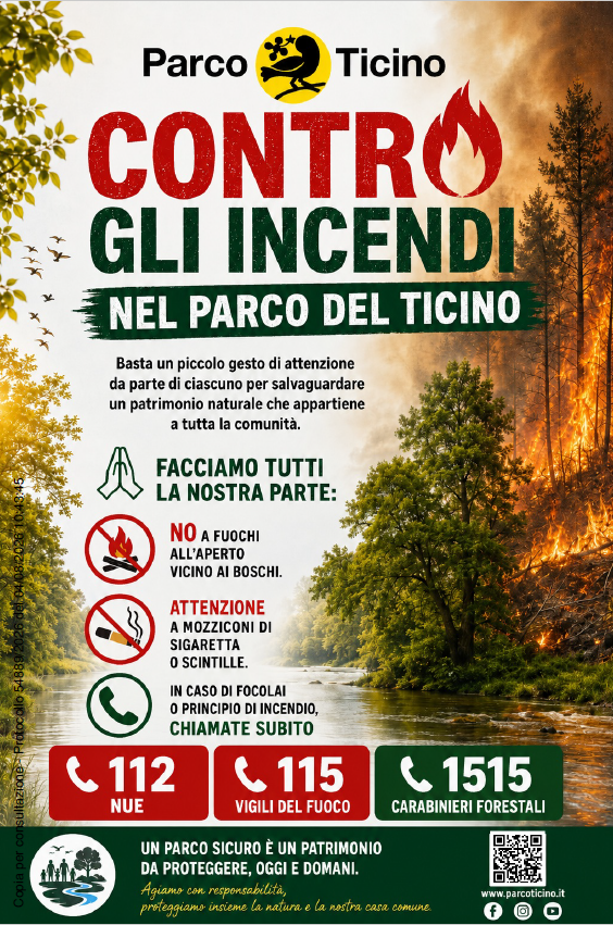 Vademecum contro gli incendi